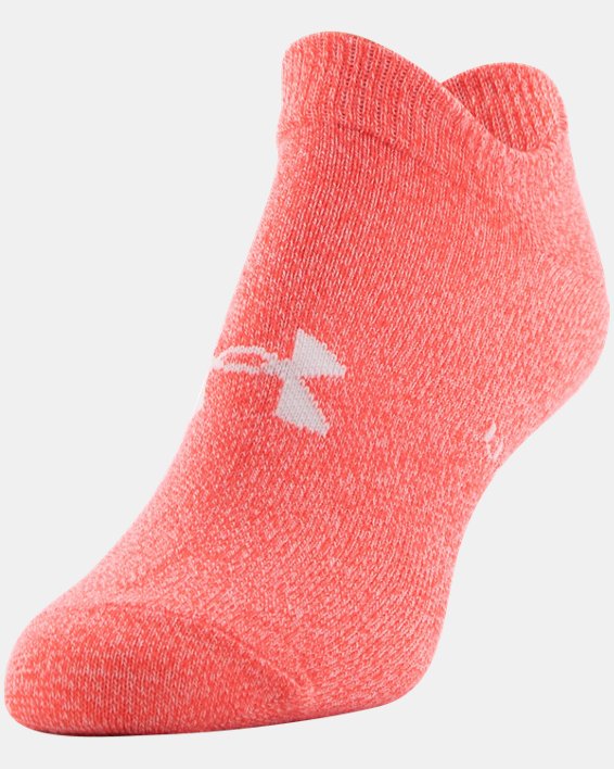 Women's UA Essential No Show – 6-Pack Socks, Pink, pdpMainDesktop image number 7